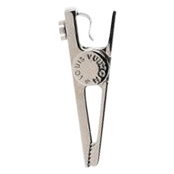 Louis Vuitton LV Lock Earphone Clip in Silver Metal - Picture 6 of 9